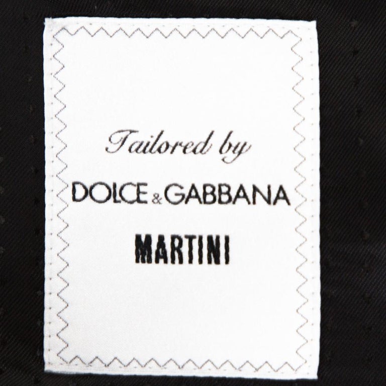 Dolce & Gabbana Blue Wool MARTINI Blazer Vest 2 Piece
