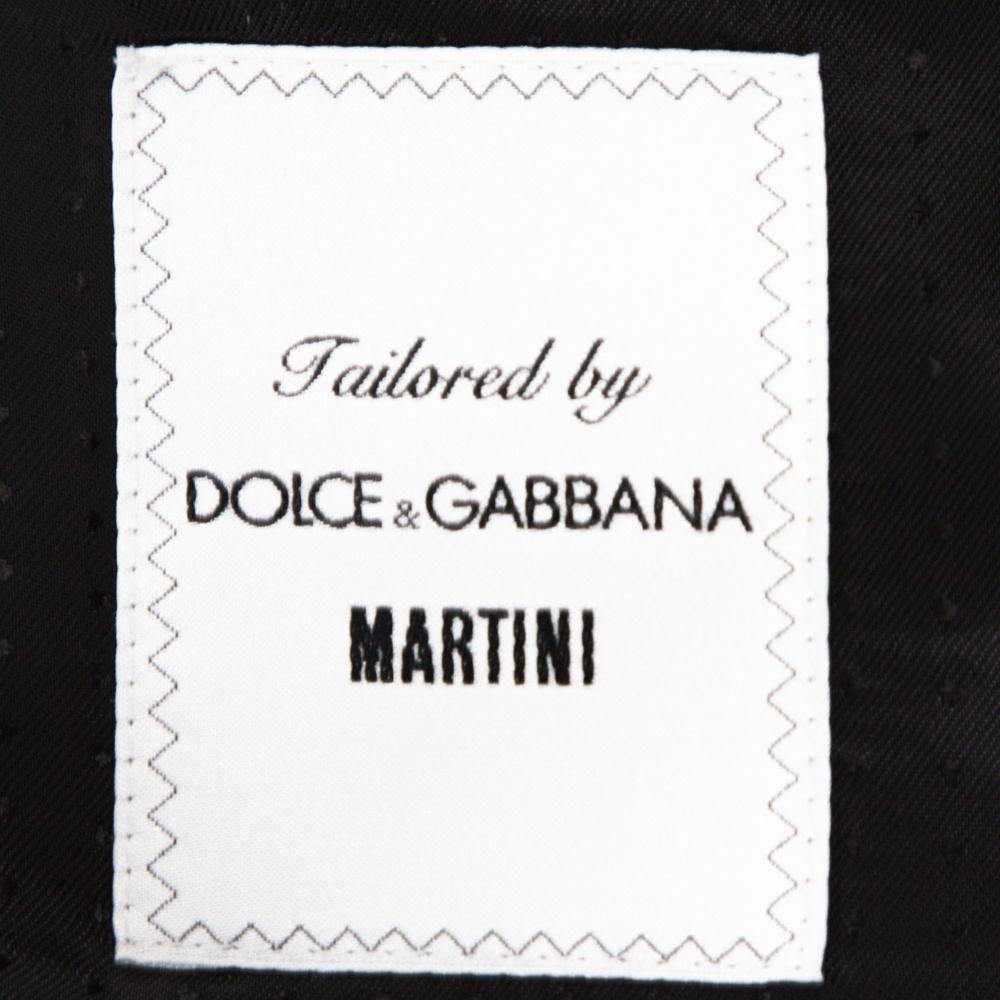 Dolce & Gabbana Red Silk Martini Vest and Tuxedo Blazer Set S 1