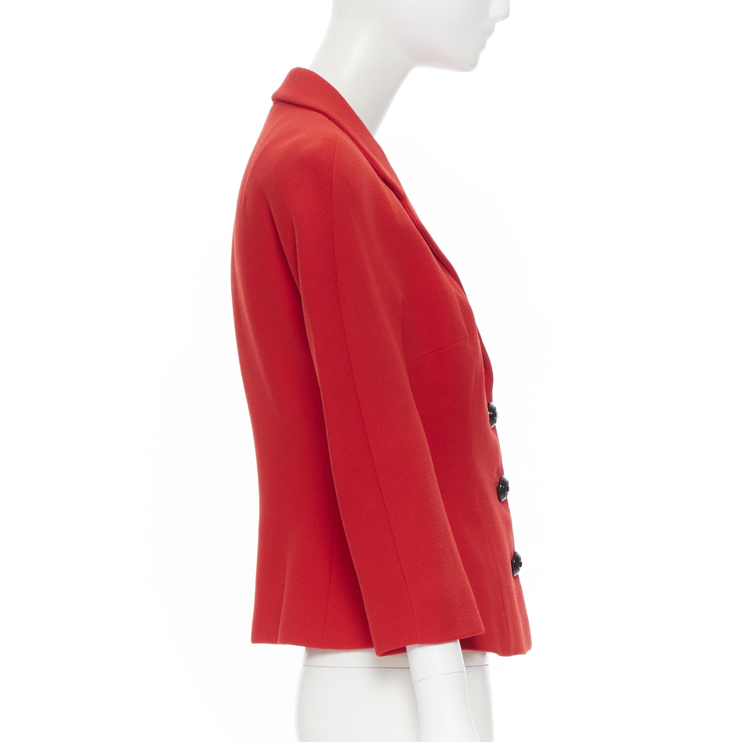 red blazer skirt set