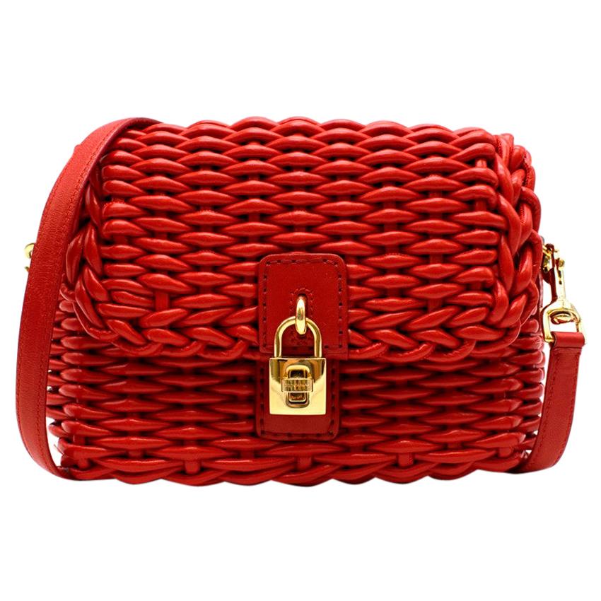 woven leather crossbody bag