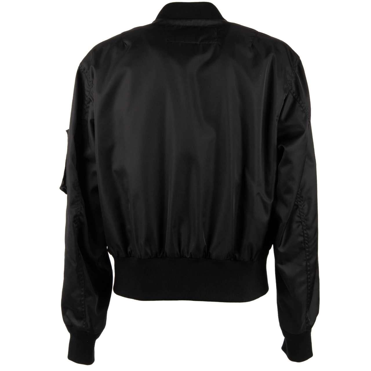 oversize bomberjacke schwarz