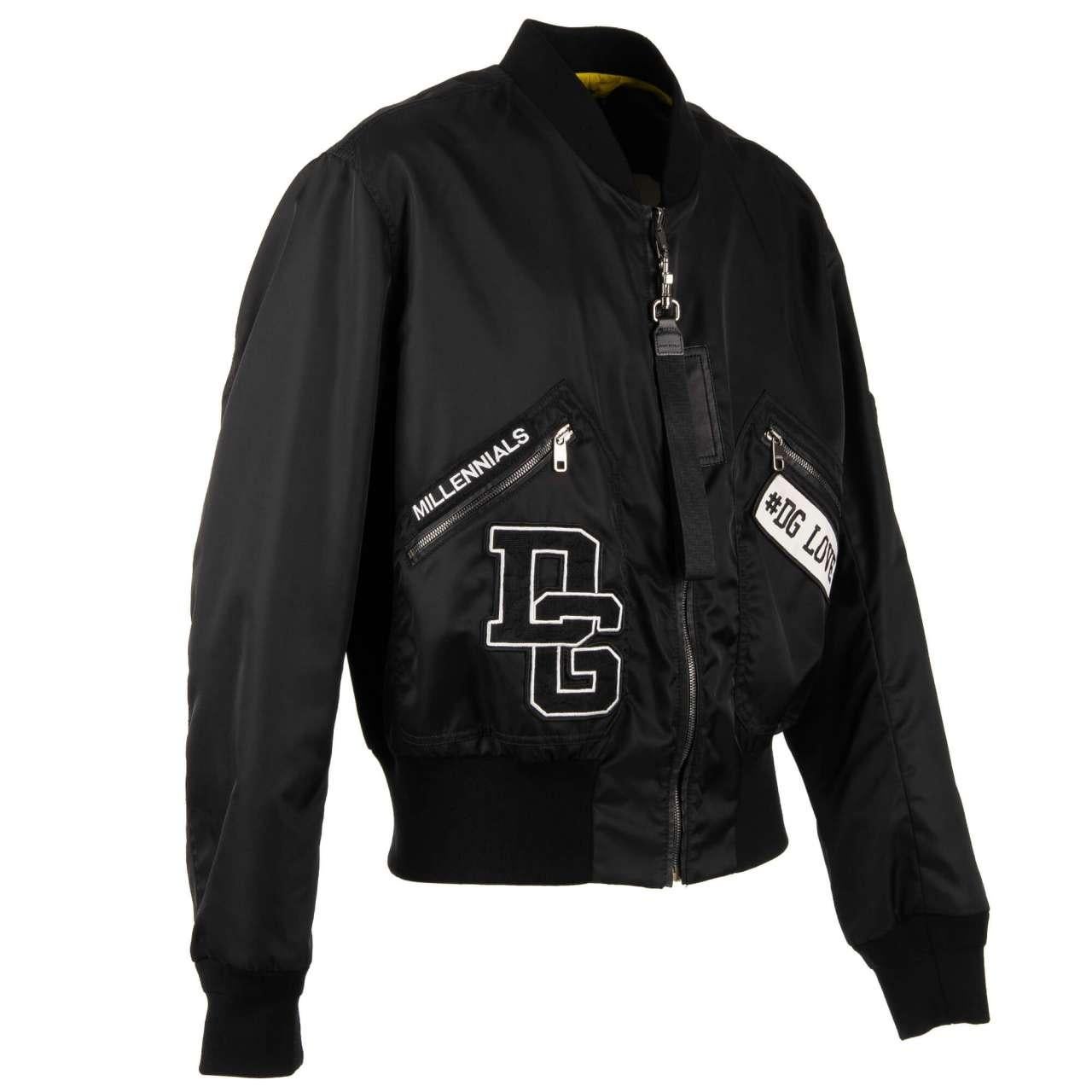 bomberjacke schwarz oversize