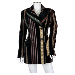 Dolce & Gabbana "Rich Hippie" Samt-Volksjacke, SS 1993