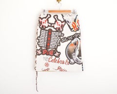 Dolce & Gabbana - Gonna a corsetto in pelle stampata Rock And Roll Y2K - Up & Up