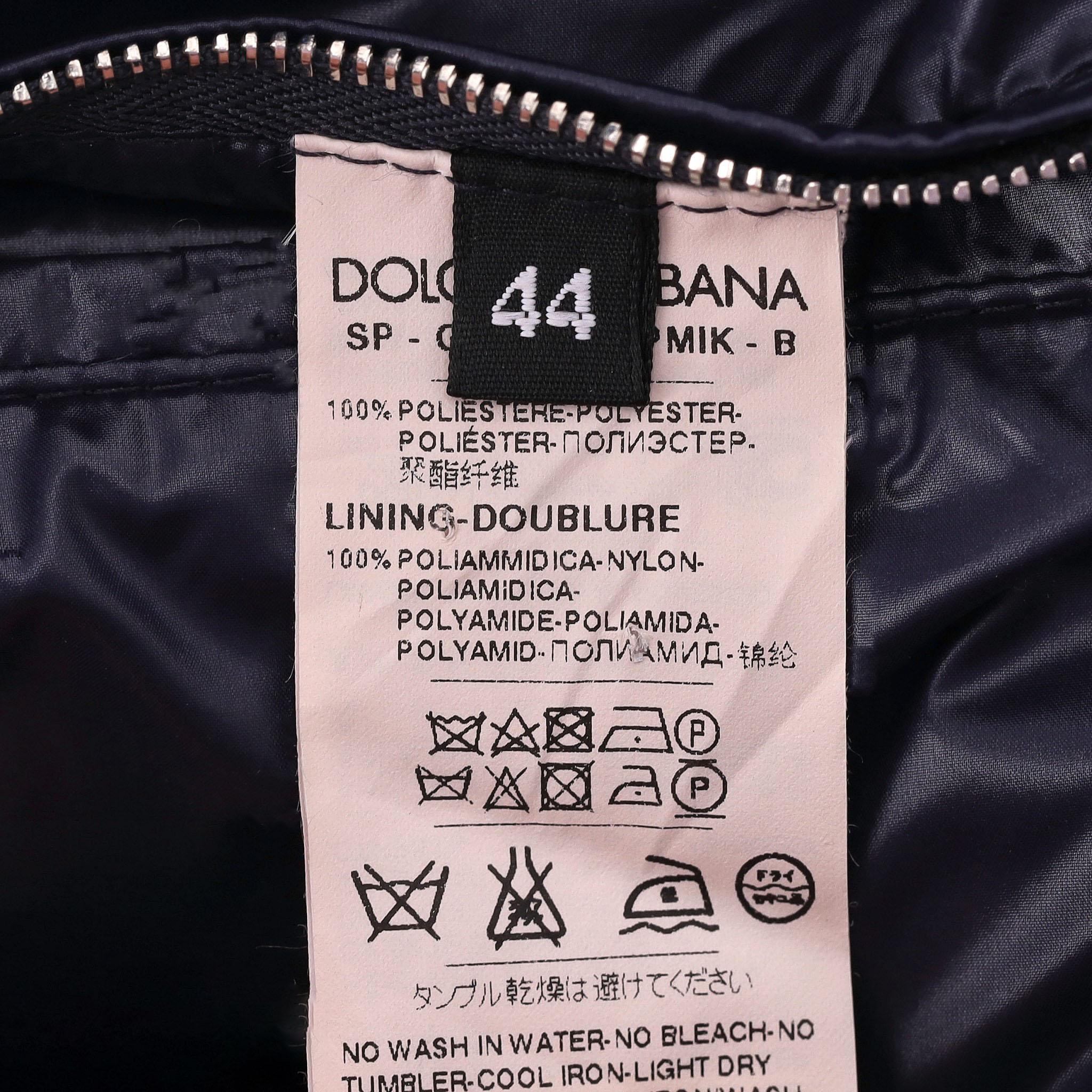 Dolce & Gabbana - Giacca bomber con stampa del sole romano e dello Zodiaco in vendita 1