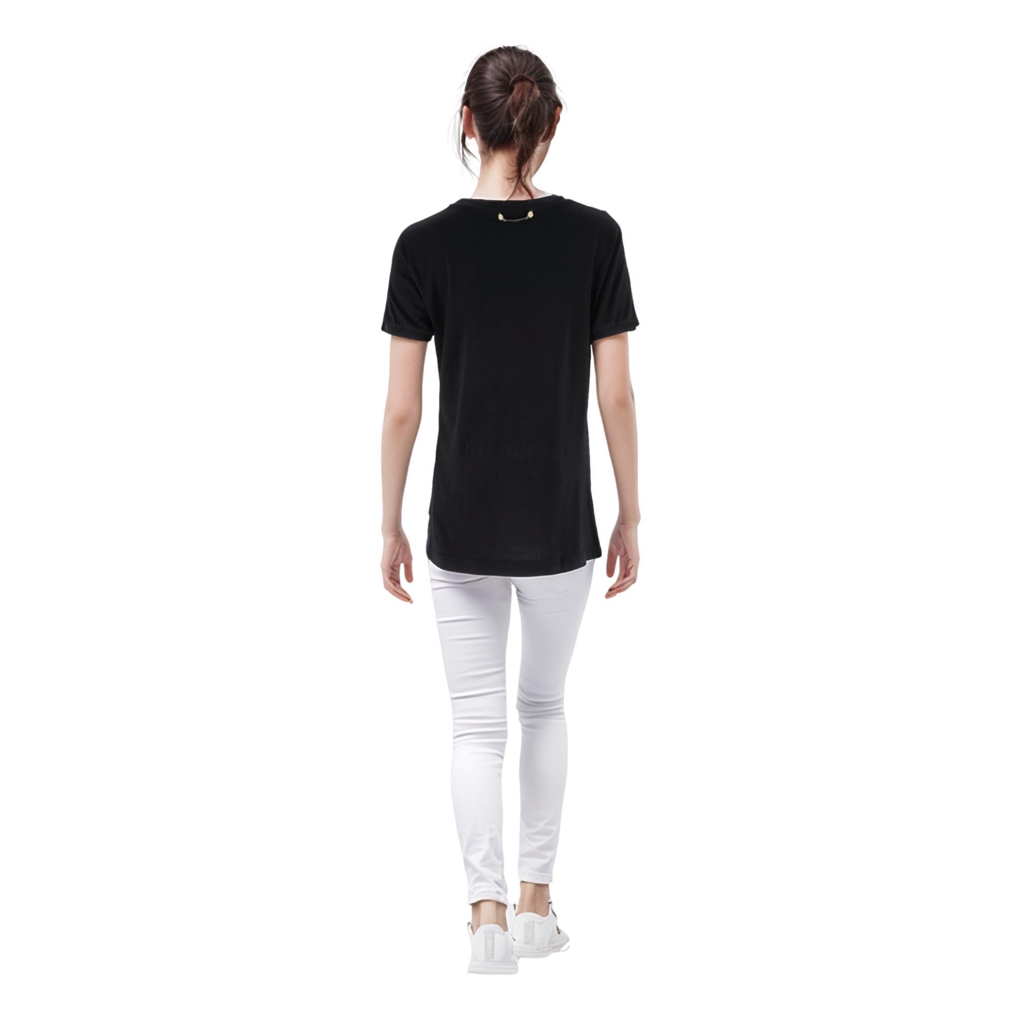 Dolce & Gabbana 'ROS-AE' Cotton T-Shirt In Excellent Condition For Sale In London, GB