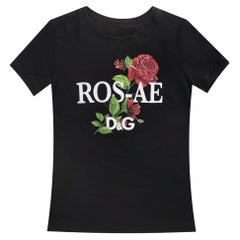 Dolce & Gabbana 'ROS-AE' Cotton T-Shirt