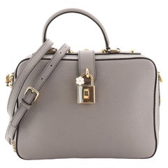 Dolce & Gabbana Rosaria Umhängetasche aus Leder Klein