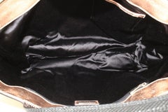 DOLCE & GABBANA Rose Gold Metallic Leather Shoulder Bag 4DG1226K
