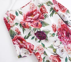 Dolce & Gabbana rose print top