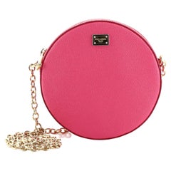 Dolce 
Gabbana Round Crossbody Bag Leather