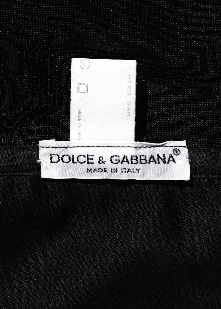 Dolce and Gabbana ruby brocade corseted girdle style micro mini skirt ...