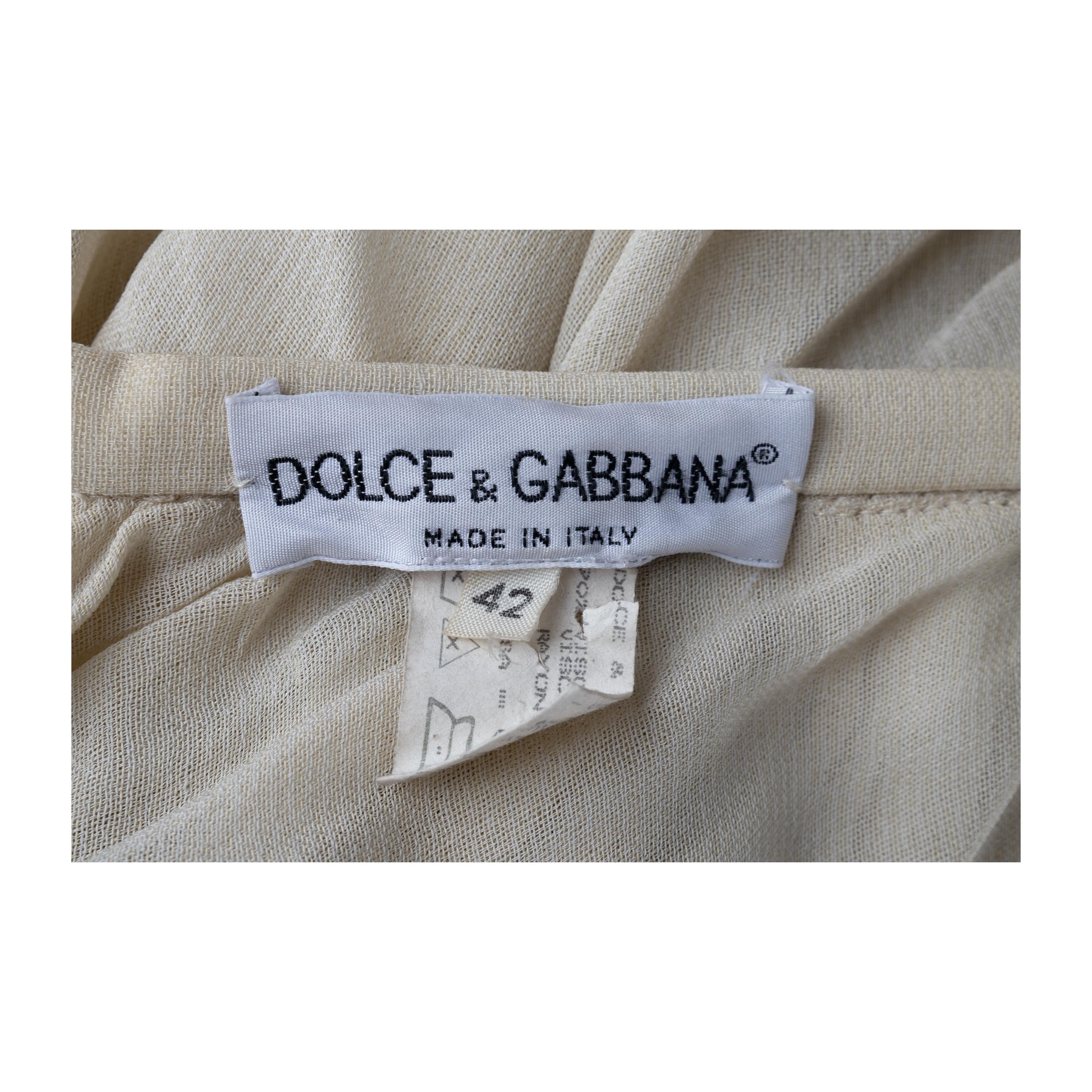 Dolce & Gabbana Ruched Layer Skirt  For Sale 1