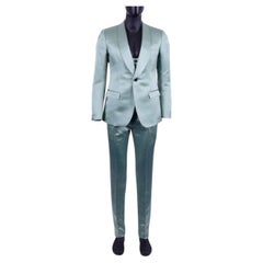 Dolce & Gabbana - Costume 3 pièces en soie vert, défilé 50