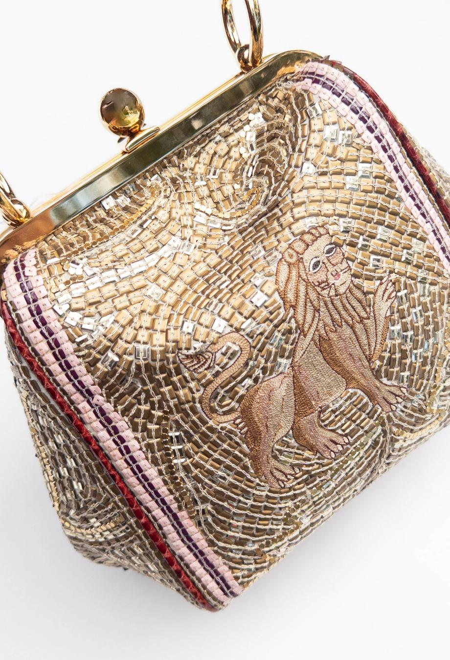 Bolso Dolce & Gabbana Runway Agata León Mosaico Bordado en Bueno estado para la venta en Melbourne, VIC
