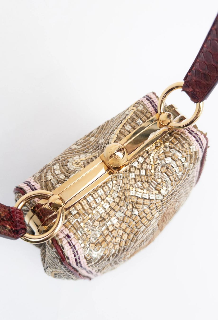 Bolso Dolce & Gabbana Runway Agata León Mosaico Bordado en venta 2