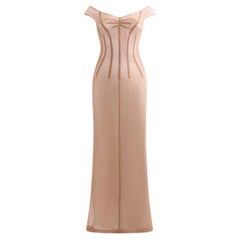 Dolce & Gabbana Runway Beige Dress 1998SS