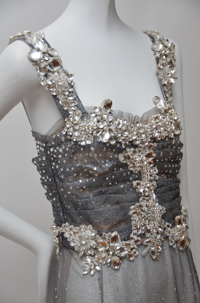 Dolce and Gabbana Runway Crystals Embellished Mermaid Dress SZ38 Retailed  $32, 000 at 1stDibs | dior debussy dress, dolce and gabbana crystal dress, dolce  gabbana crystal dress