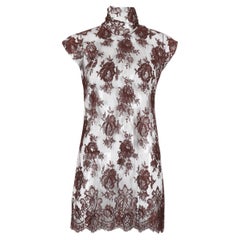 Dolce & Gabbana Runway FW 2001 Seen On Britney Spears Lace Tunic Top Archival