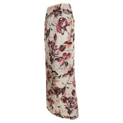 Dolce & Gabbana runway silk maxi floral skirt SS 1997
