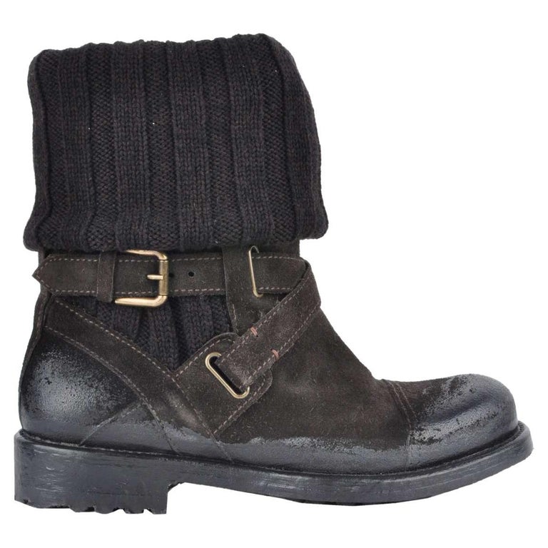 dolce and gabbana runway boots