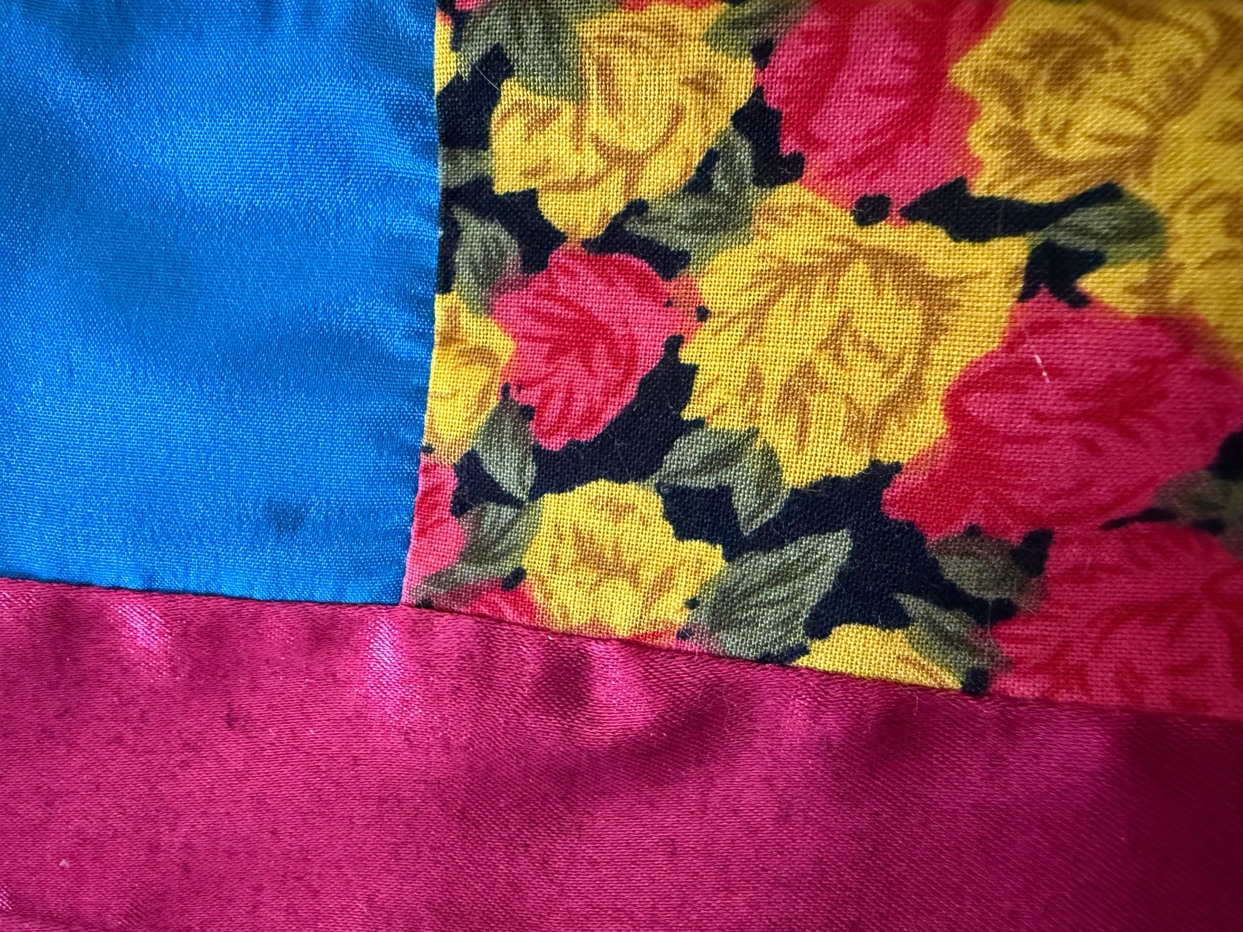 DOLCE & GABBANA P/E  1993 Giacca patchwork floreale Runway - See One in vendita 7