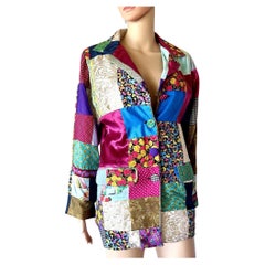DOLCE & GABBANA F/S  1993 Runway Floral Patchwork Jacket - gesehen bei The Nanny