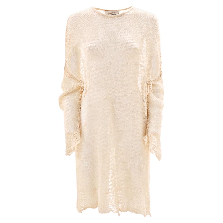 gold distressed knitted dress Make It Known Net Dress in Gold Metallic