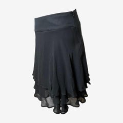 Dolce & Gabbana S/S 1994 Tiered Silk Chiffon Skirt