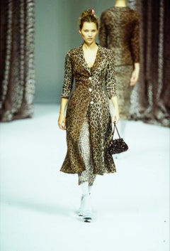 Dolce & Gabbana S/S 1997 Leopard Print Shirt and Bra Set
