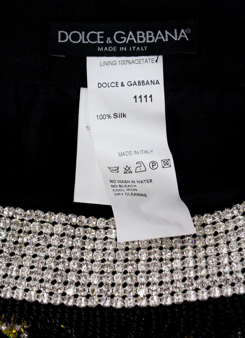 Dolce & Gabbana S/S 2000 Beaded Mini Skirt 1