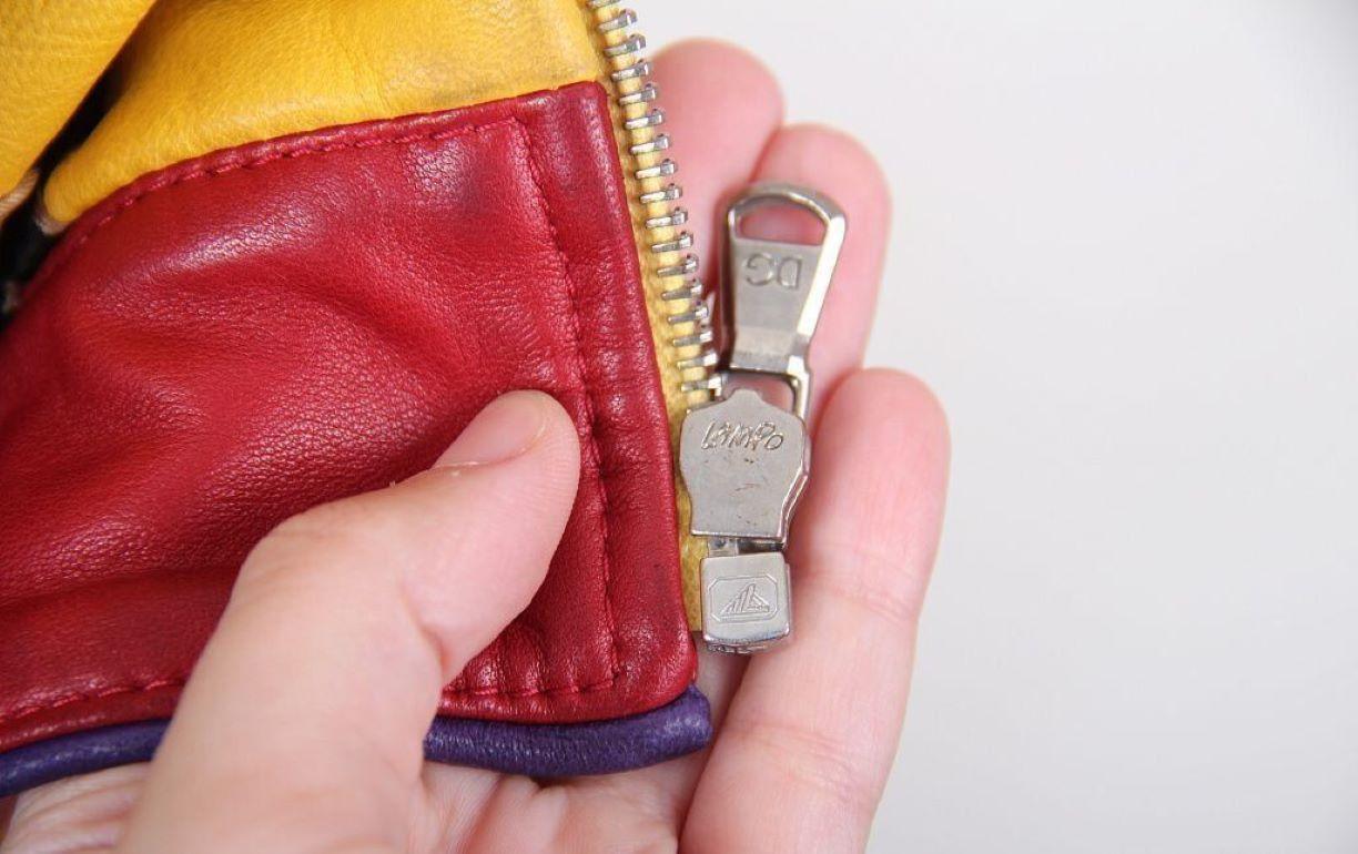 DOLCE & GABBANA  S/S 2001  Leather Sport ‘Michigan’ Jacket For Sale 2