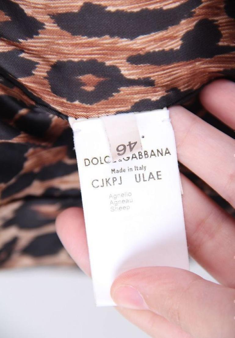 DOLCE & GABBANA  S/S 2001  Leather Sport ‘Michigan’ Jacket For Sale 4