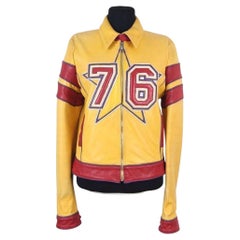 DOLCE & GABBANA  S/S 2001  Leather Sport ‘Michigan’ Jacket