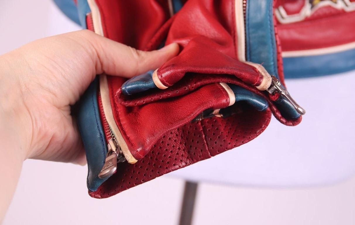 Women's or Men's DOLCE & GABBANA  S/S 2001 red leather 