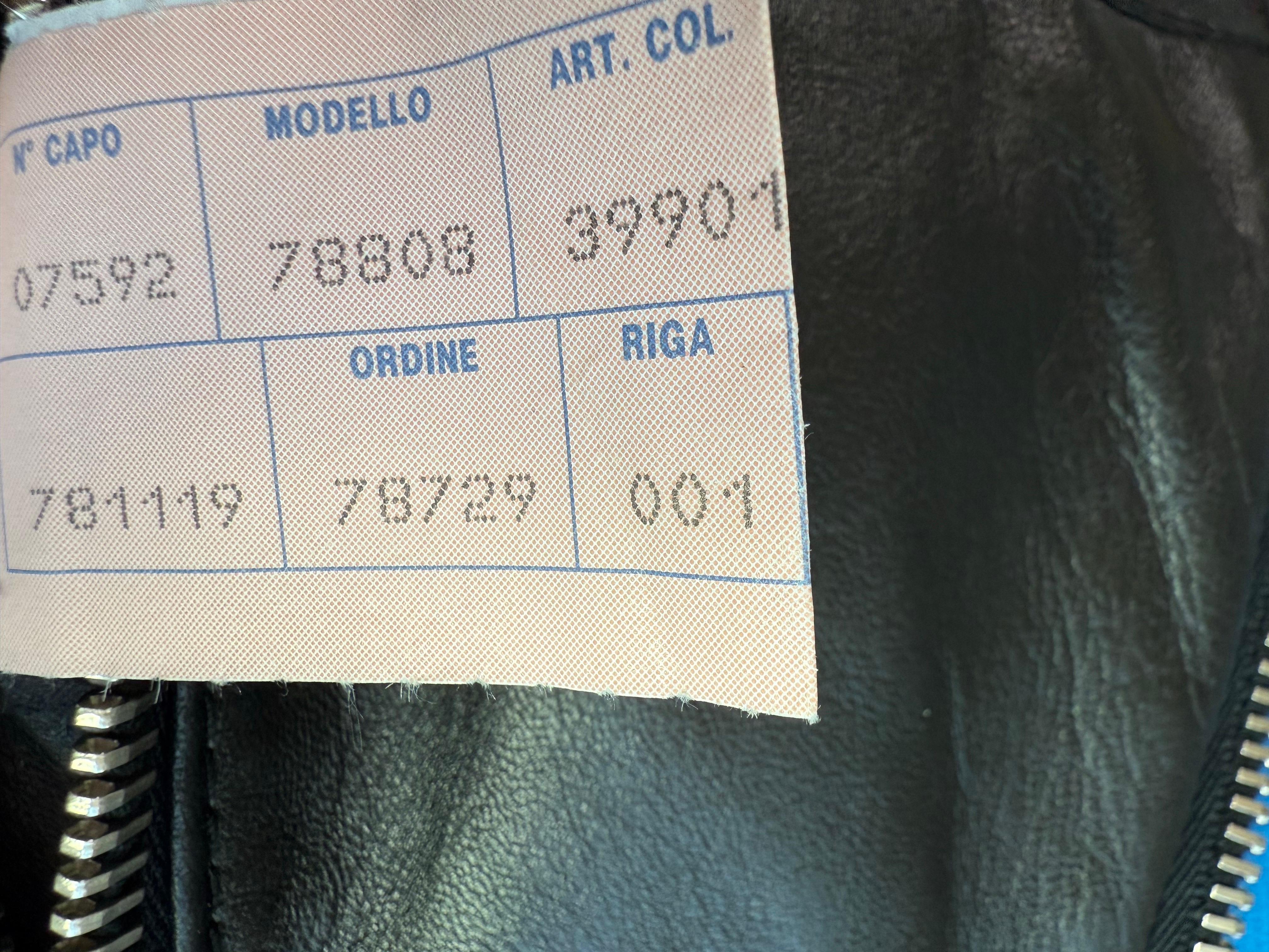 Dolce & Gabbana S/S 2001 Runway Color Block Leather Biker Crop Jacket Coat 8