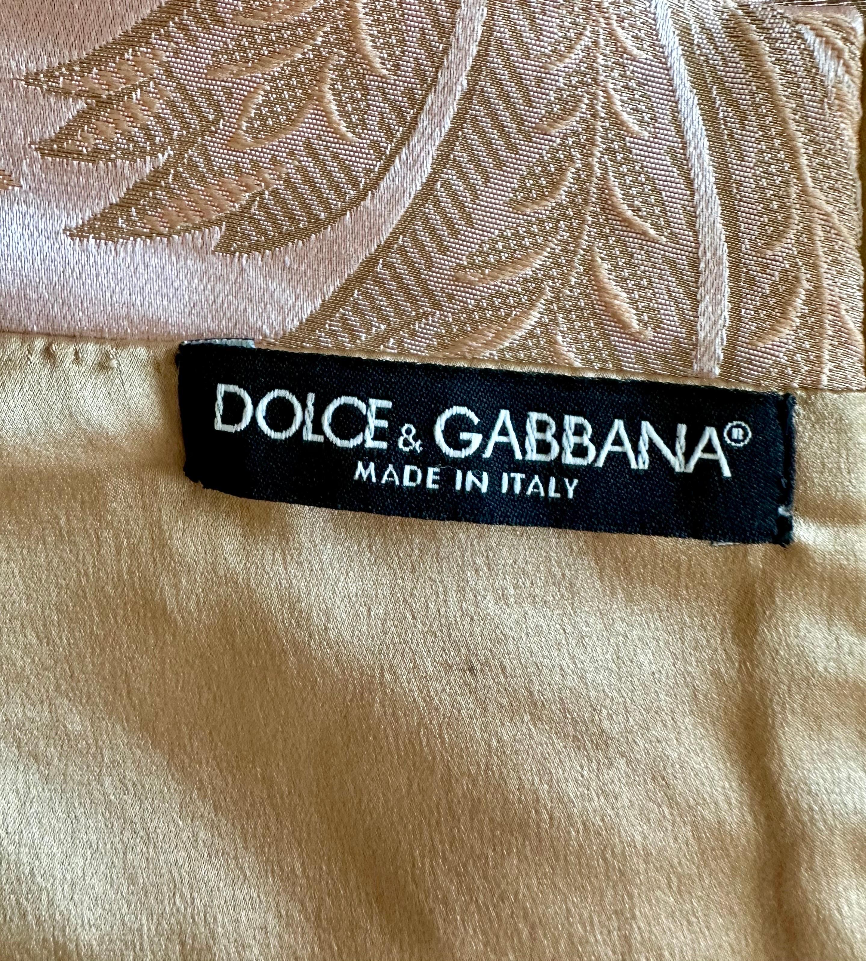 Dolce & Gabbana S/S 2003 Corset Lace-Up Bustier Bra Bodycon Midi Dress For Sale 9
