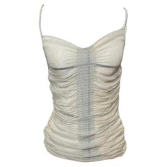 Dolce & Gabbana S/S 2003 Sheer Drape Top