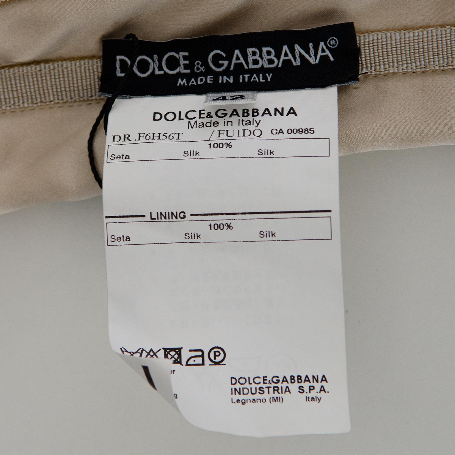 DOLCE & GABBANA S/S 2009 Sculptural Bustier Corset Dress 6
