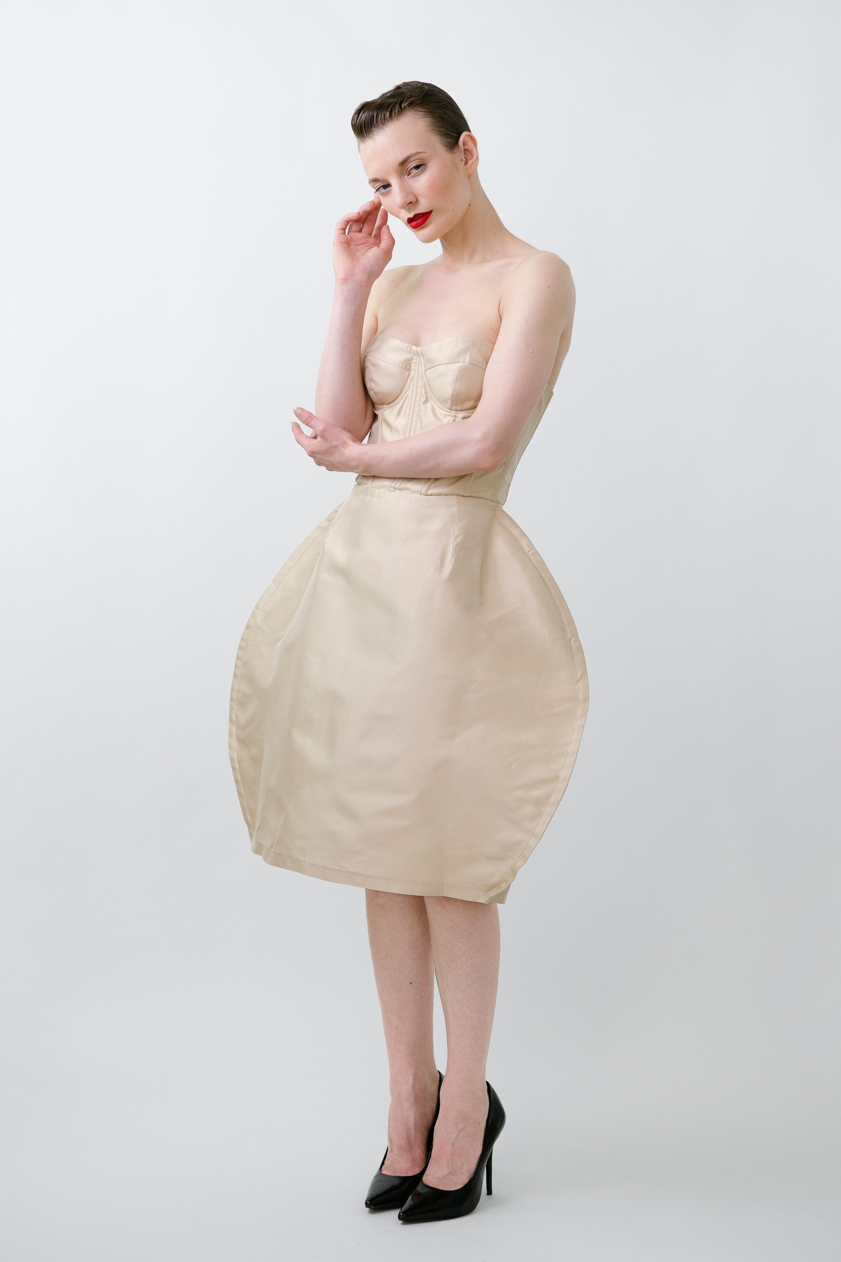 DOLCE & GABBANA S/S 2009 Sculptural Bustier Corset Dress 1