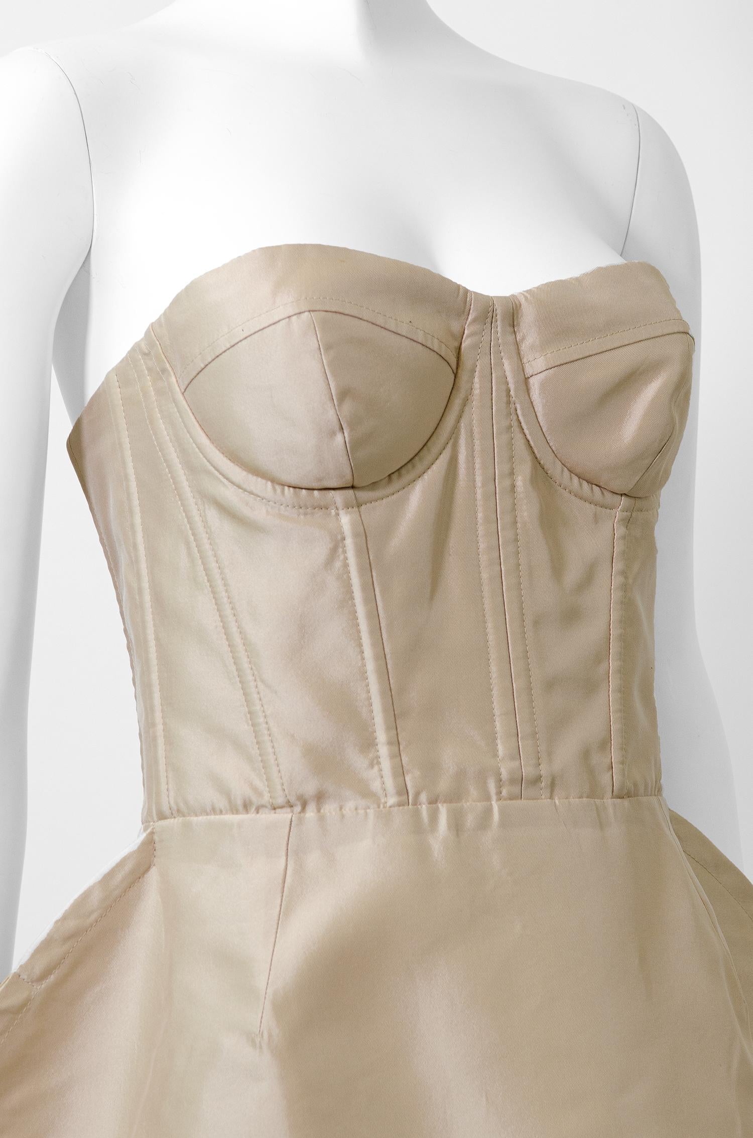 DOLCE & GABBANA S/S 2009 Sculptural Bustier Corset Dress 5