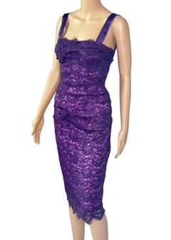 Dolce & Gabbana S/S 2012 Unworn Bustier Corset Lace Midi Dress