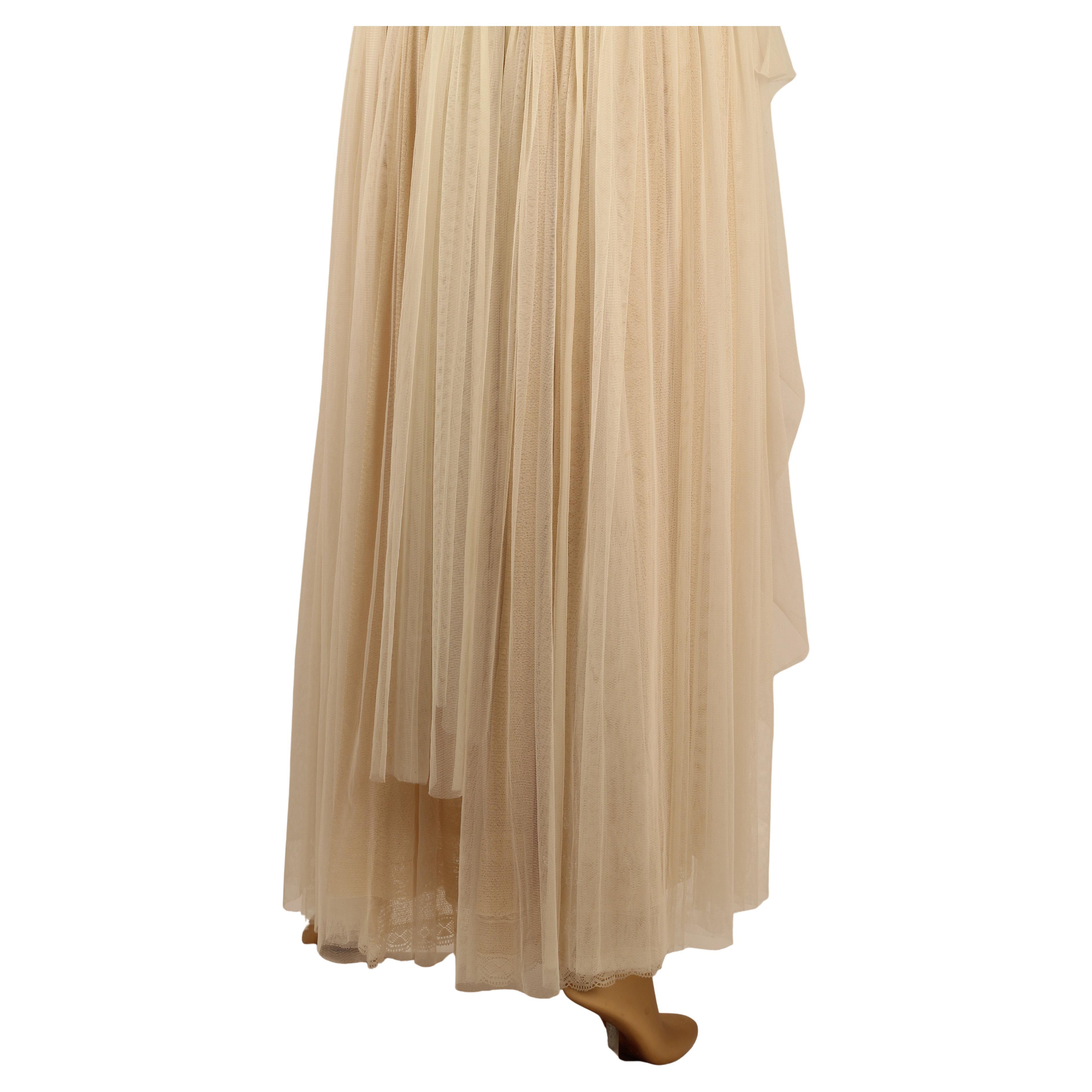 Dolce & Gabbana S/S93 tulle & lace floral skirt - with jacket top For Sale 1
