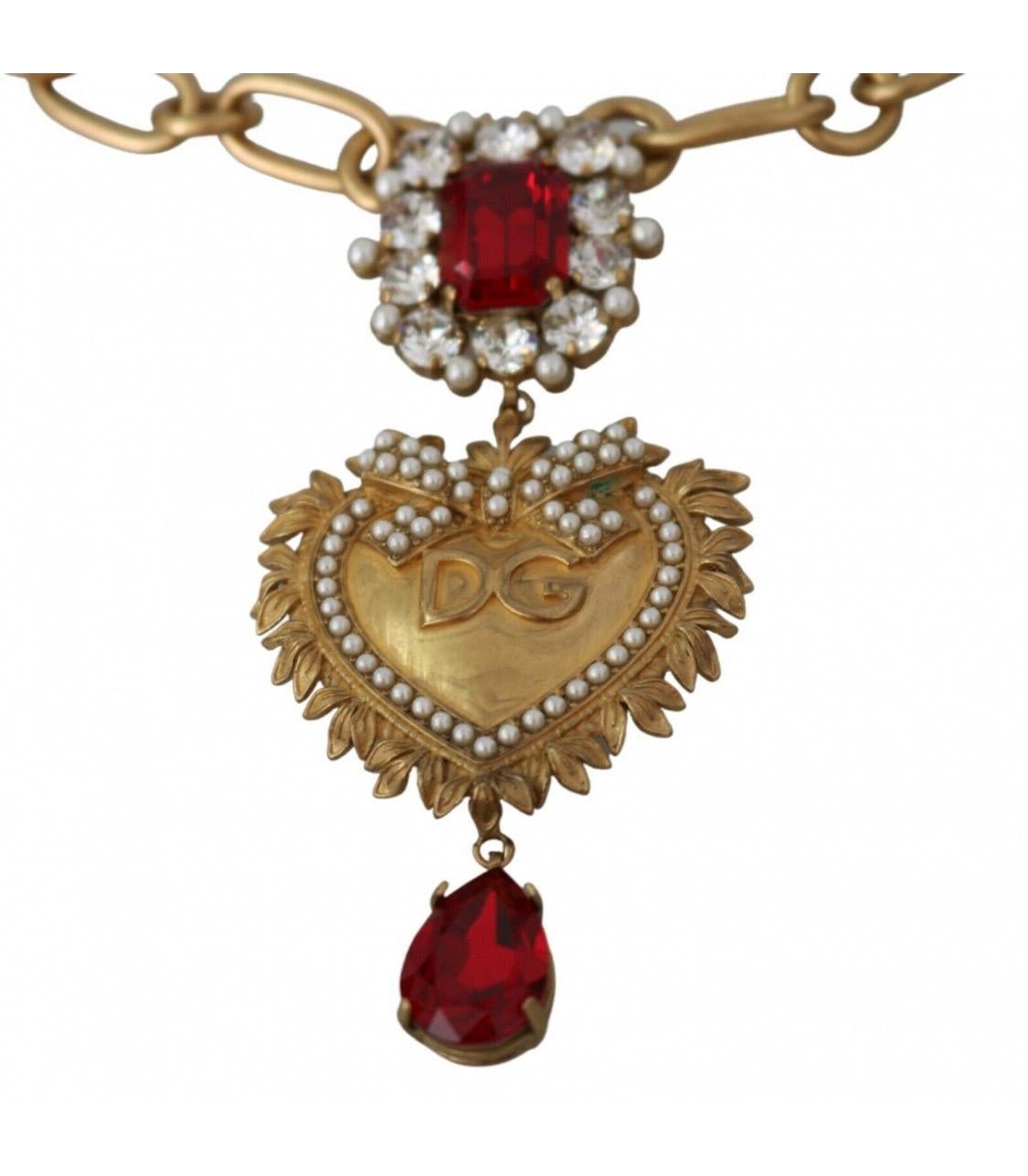 dolce and gabbana heart necklace