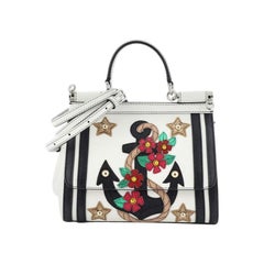 Dolce & Gabbana Sailor Miss Sicily Bag Patchwork Leather Small
