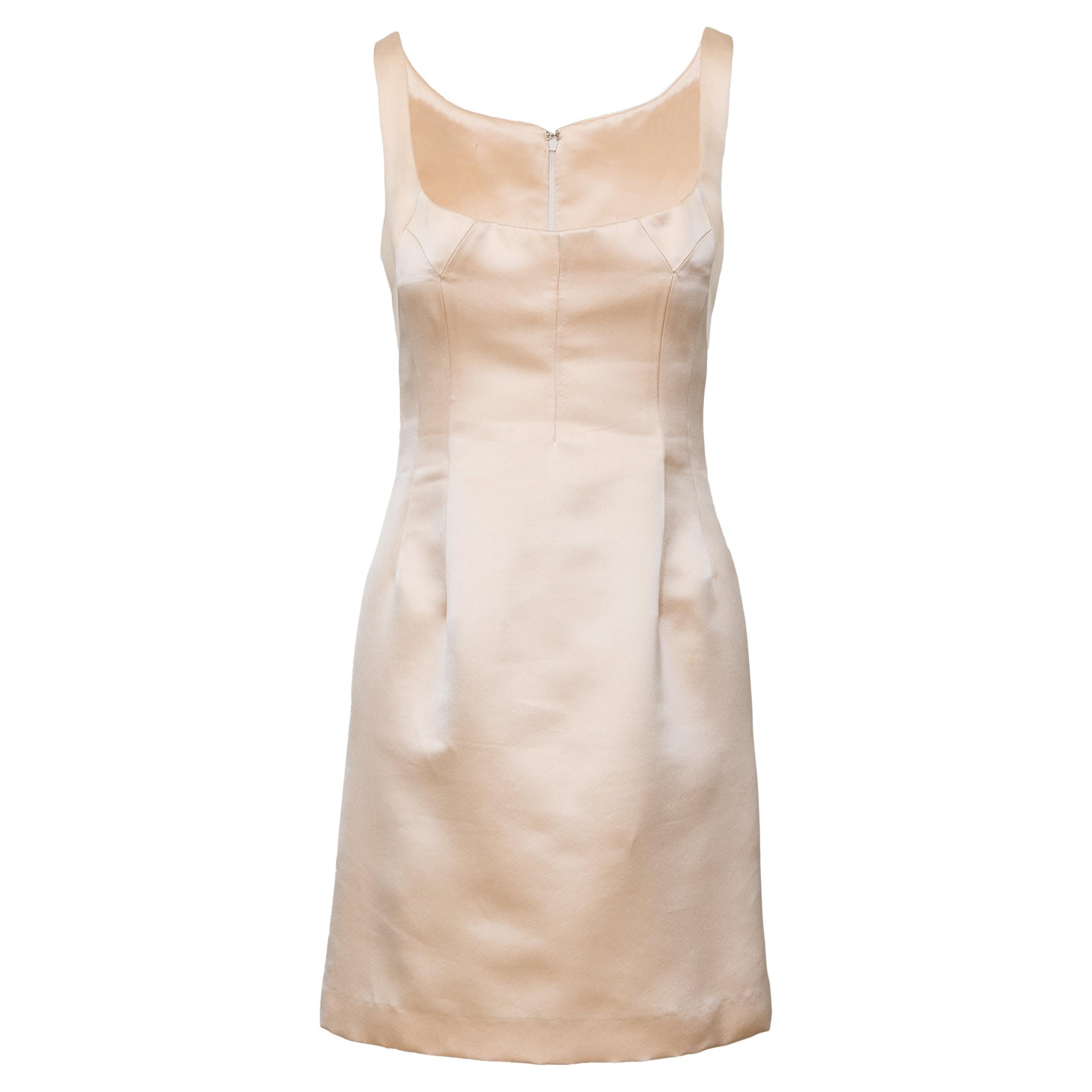 Dolce & Gabbana Satin Dress - '00s For Sale