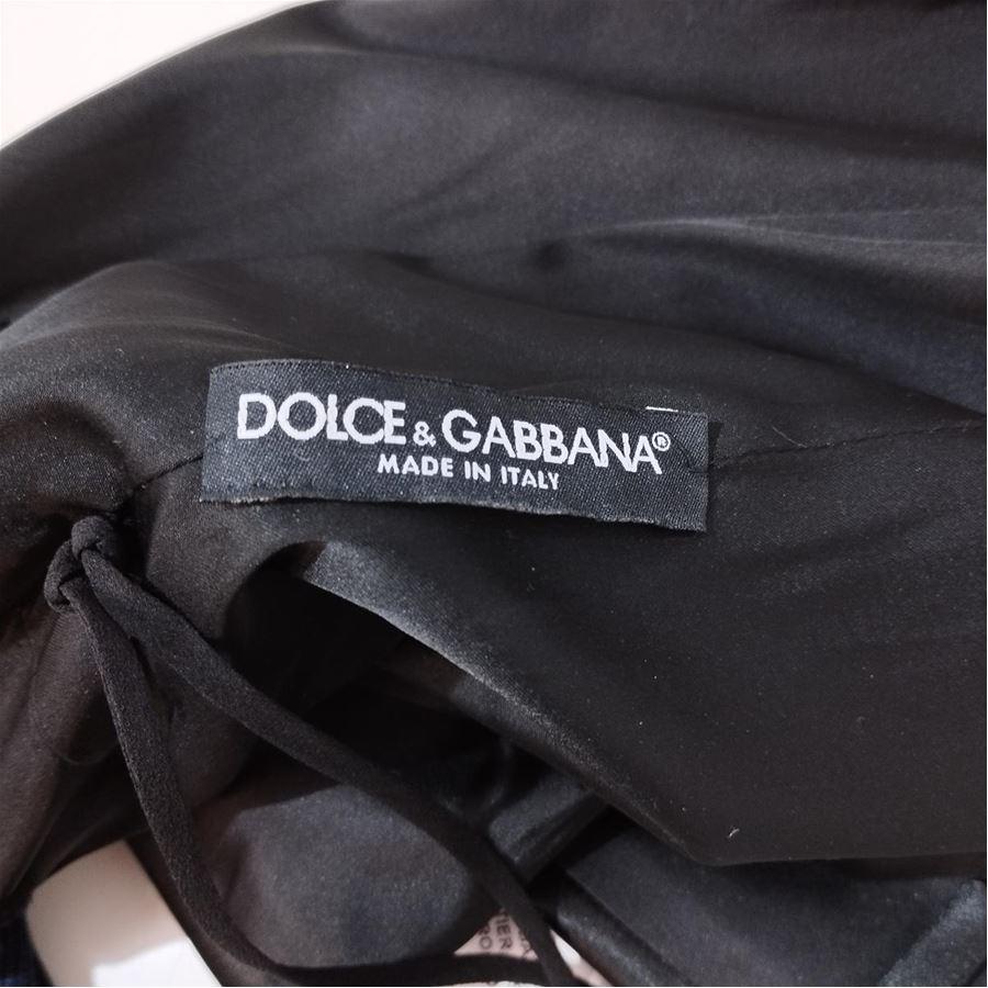 Women's Dolce & Gabbana Satin dress size 40 For Sale