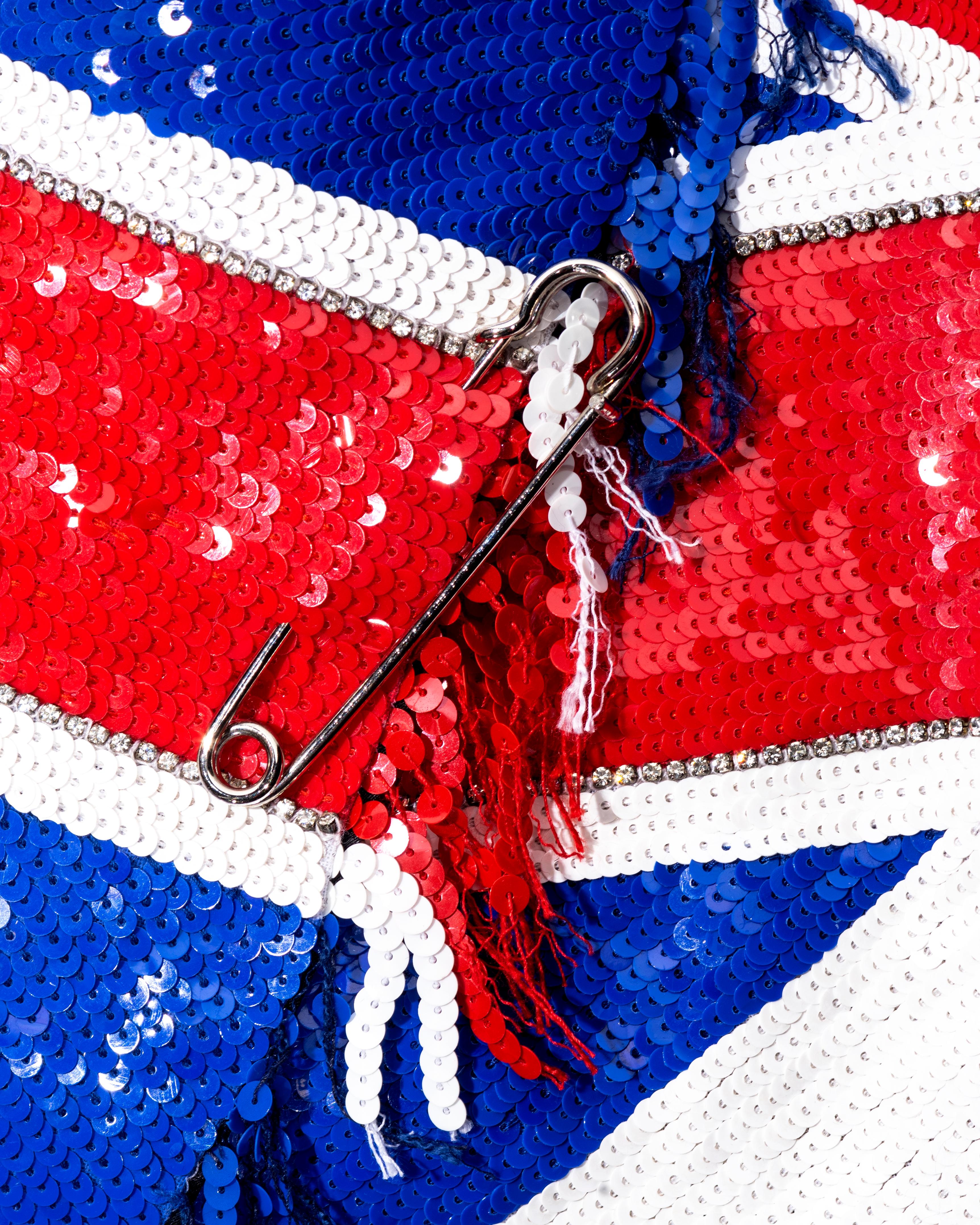 union jack mini skirt