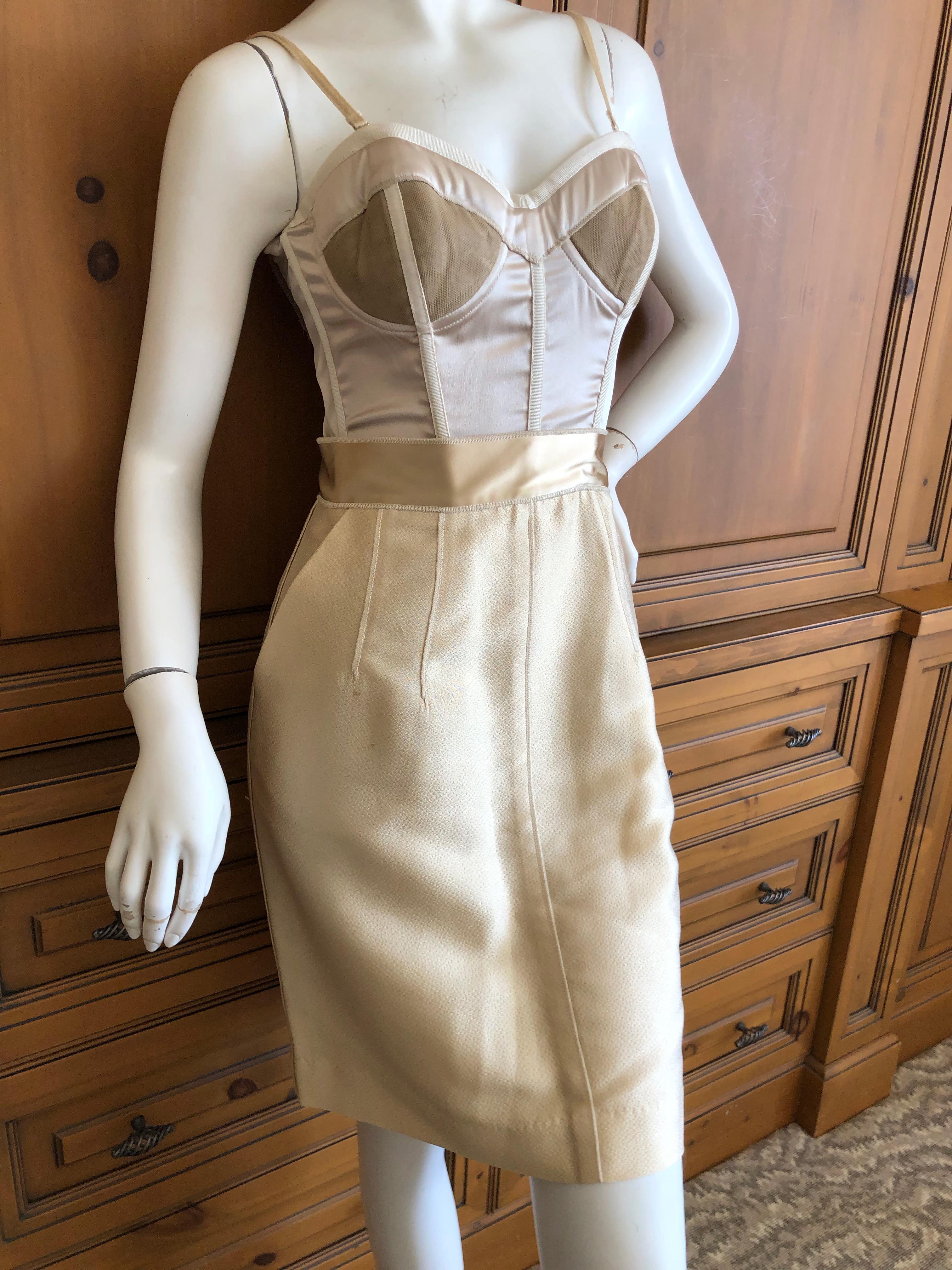 dolce and gabbana corset dress vintage