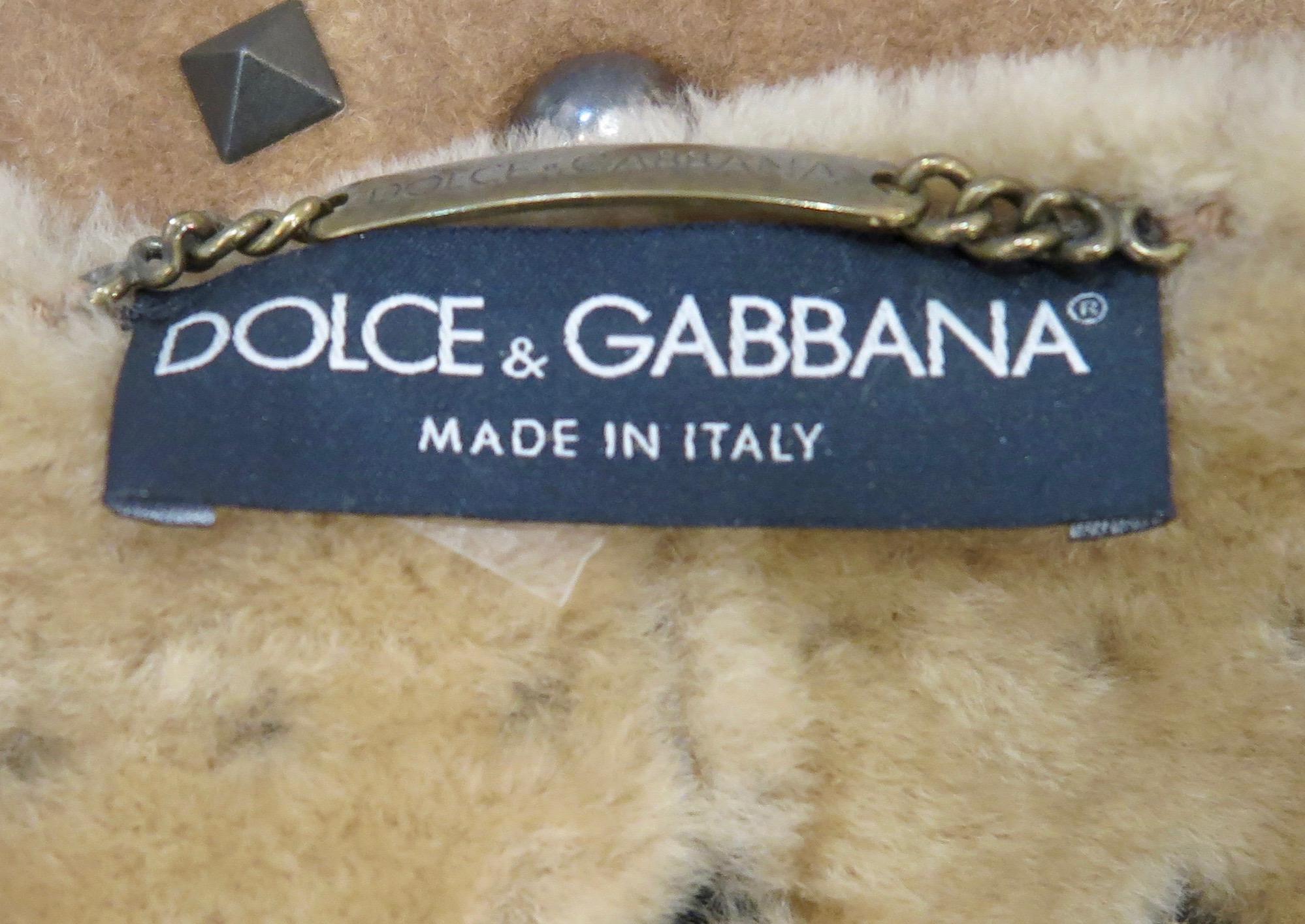 Dolce & Gabbana Shearling Coat / Jacket im Angebot 1